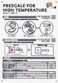 Pressure measurement film "High-Temperature Press Scale"