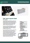 【データシート】UHF Anti-Liquid Label 98 x 19 mm U9