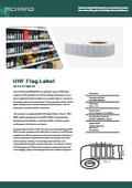 【データシート】UHF Flag Label 43.5 x 21 mm 7U