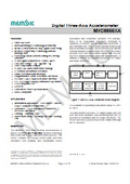 【英語版】MEMSIC Digital Three-Axis Accelerometer MXC6655XA