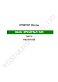 【英語版】COG ＋ PCB 1.3 インチ OLED ディスプレイモジュール WEA064128B