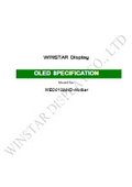 【英語版】WINSTAR Display OLED SPECIFICATION WEO012864D-Hotbar