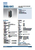 Data Sheet: iDAQ-841