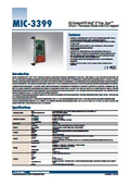 Data Sheet: MIC-3399