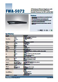 【Data Sheet】FWA-5072