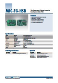 Data Sheet: MIC-FG-HSB