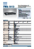 【Data Sheet】FWA-1013