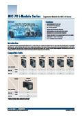 【Data Sheet】MIC-78 i-Module Series