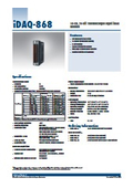 Data Sheet: iDAQ-868