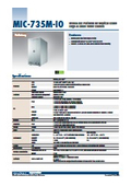 【データシート】MIC-735M-IO