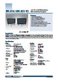 Data Sheet: SPC-815/SPC-821 V2