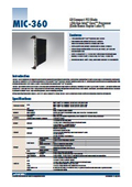 Data Sheet: MIC-360