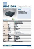 Data Sheet: MIC-712-ON