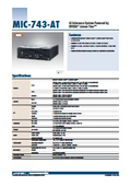 Data Sheet: MIC-743-AT