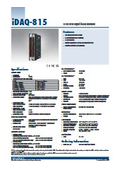 Data Sheet: iDAQ-815