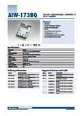 Wi-Fi 7モジュール「AIW-173」データシート 