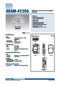 【データシート】ADAM-4520A