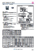 透過型フォトセンサ　KI1390，KI1391