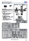透過型フォトセンサ　KI3750,KI3751