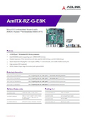 Mini-ITX Embedded Board with AMD Ryzen Embedded 8000 APU【AmITX-RZ-G-E8K】