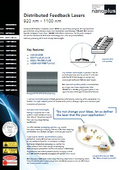 nanoplus DFB laser: 920–1100nm