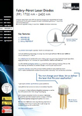 nanoplus FP Laser: 1700–2400nm