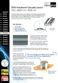 nanoplus DFB laser: 2800–4000nm (ICL)