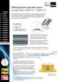 nanoplus社製 DFBレーザー：6000～14000nm (QCL, Pulsed)