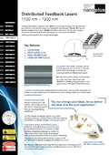 nanoplus DFB laser: 1100–1300nm