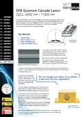 nanoplus社製 DFBレーザー：6000～11000nm (QCL, CW)