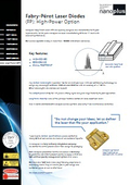 Nanoplus high-power FP laser: 1950–2350nm (1W)