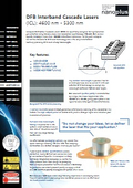 nanoplus DFB laser: 4600–5300nm (ICL)