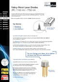 nanoplus FP Laser: 1100–1700nm