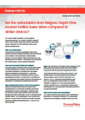 Rapid Flow受器の低溶出特性を検証『Nalgene Rapid Flow Receivers E&L』