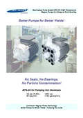 High-temperature magnetic levitation bearingless pump BPS-4H