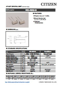 Crystal device product "AT-cut crystal oscillator"