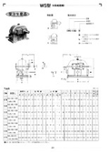 「1段・ 2段ウォーム減速機_WS型（2段減速機〉」長谷川鉄工所