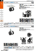 "Double Wheel Caster" I Caster / Door Wheel - Sugatsune Industrial
