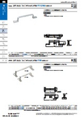 "Face-mounted handle" E handle, grip, knob - Sugatsune Industrial