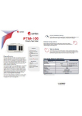 光ファイバ極性テスタ「PTM-100」