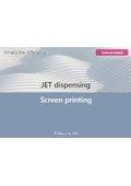 Technical Data: Differences and Applications of Jet Dispensing Method and Screen Printing Method