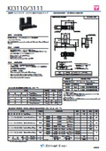 透過型フォトセンサ　KI3110, KI3111