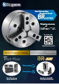 High-precision large through-hole diameter hollow power chuck 'BR/BRT Series'