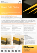 ERG Direct Gold Plating (Surface Treatment)