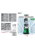 3-way forklift "Rinova AGF Rack Stocker"
