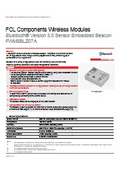 Bluetooth ver. 5 compatible sensor-equipped beacon 'FWM8BLZ07A'