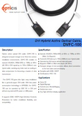 100m・DVI光ハイブリッドケーブル『DVFC-100』