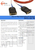 500m・ファイバ1本・着脱式光DVI延長機『DVFX-100-TR』