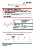 Resin raw material "Dioxygenated alicyclic vinyl sulfonic compound VSTCD"