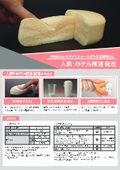 やわらかいスポンジフォームを作る造形用樹脂「人肌のゲル原液発泡」リーフレット